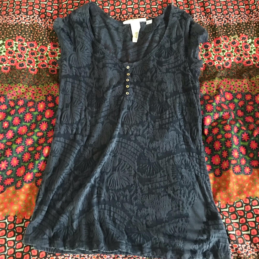 Sheer Floral Top